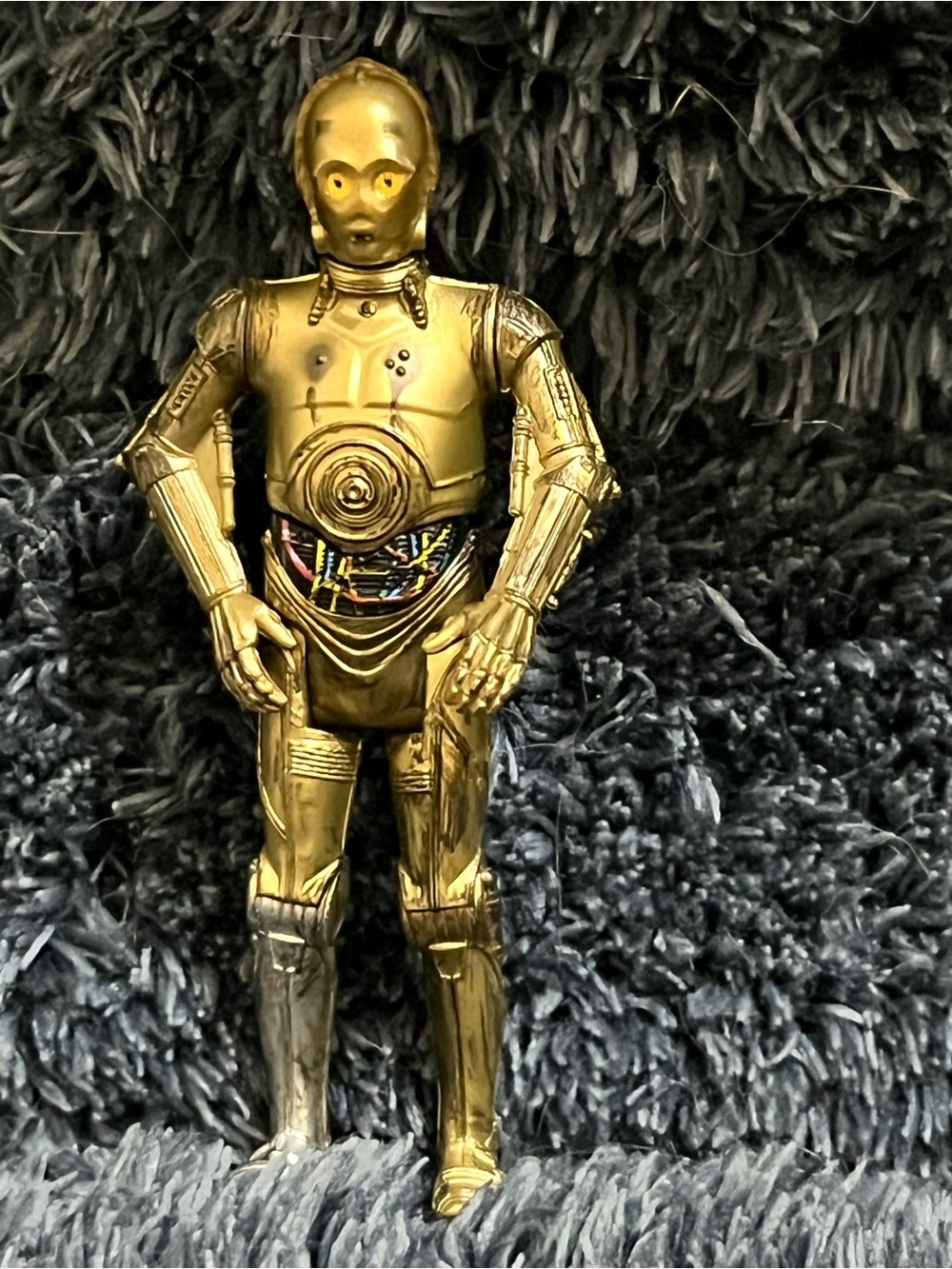 Star Wars C-3PO Gold Action Figure - Metallic Gold with Multicolor Wiring
